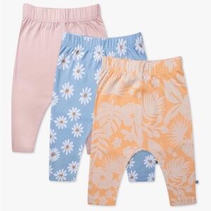 Honest-Baby Multipack Harem Pants Roomy Fit Pull on Bottoms 100% Organic Cotton